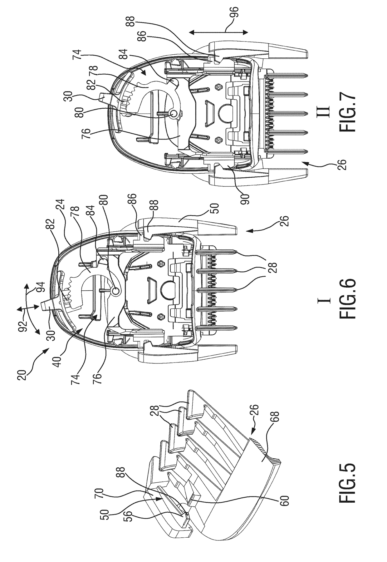 Length adjustment mechanism for a hair cutting appliance