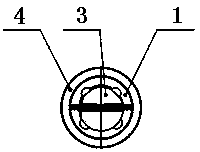 Bullet type flow stabilizer