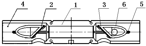 Bullet type flow stabilizer