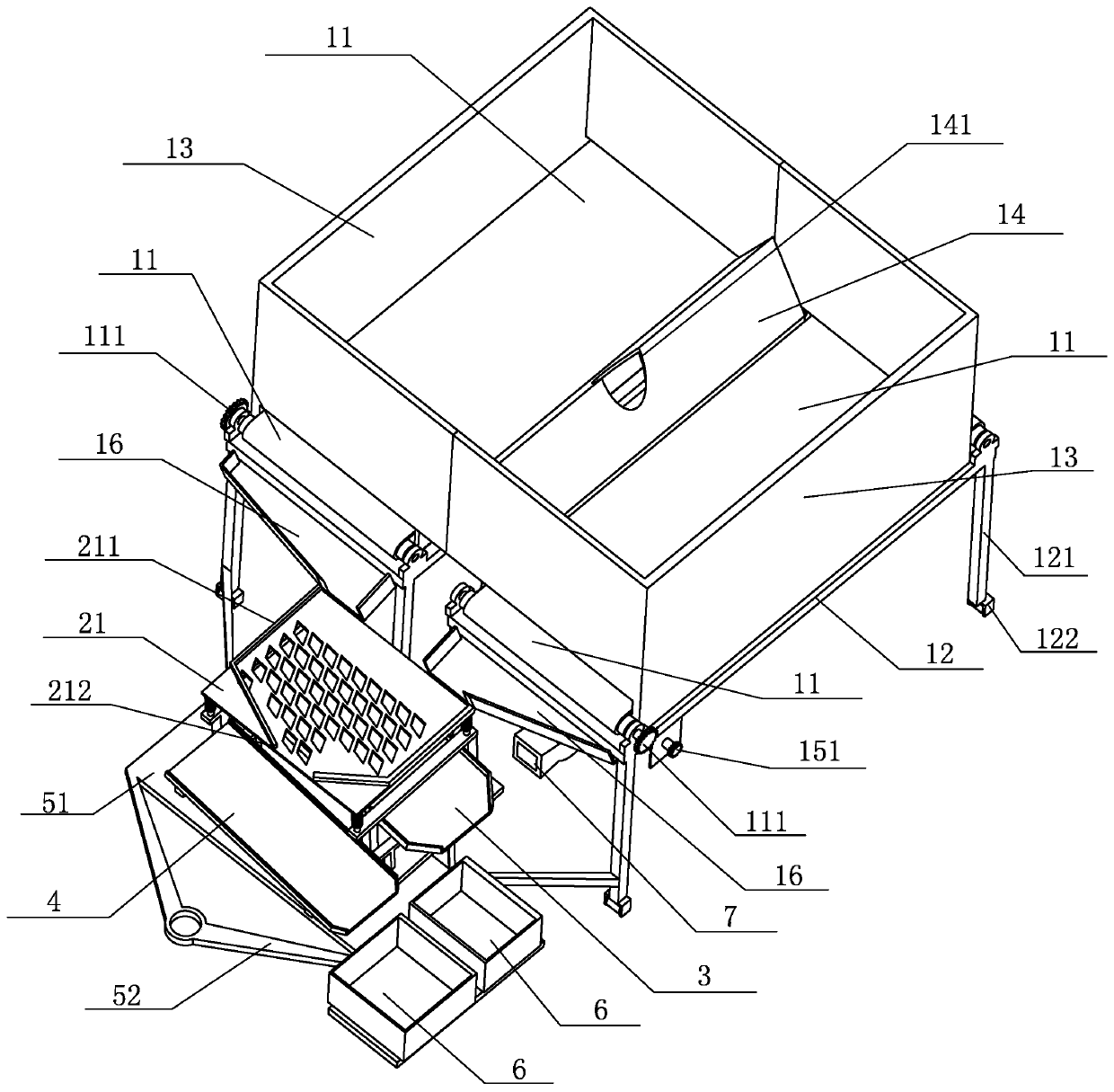 An auxiliary device for hanging dried jujube harvesting