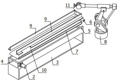 Wood board machining planing tool device in building field