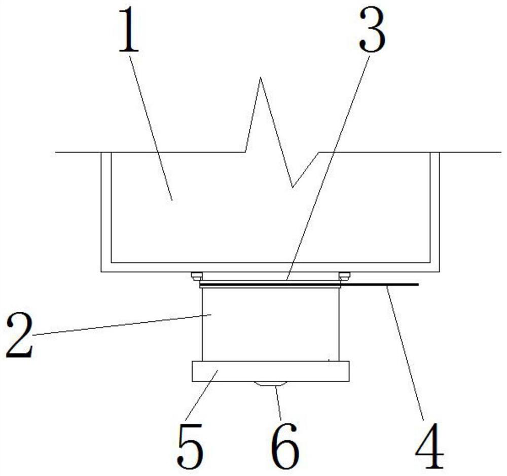 Discharging device for nylon heat insulation strip master batch production and discharging method thereof