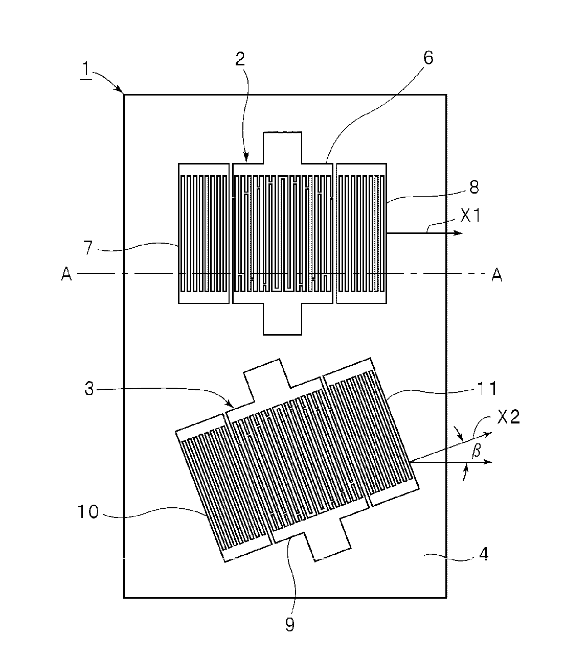 Boundary acoustic wave device