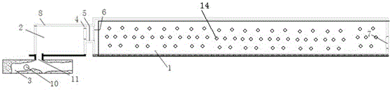 Greenhouse regulation and control device based on karst cave air and regulation and control method of greenhouse regulation and control device