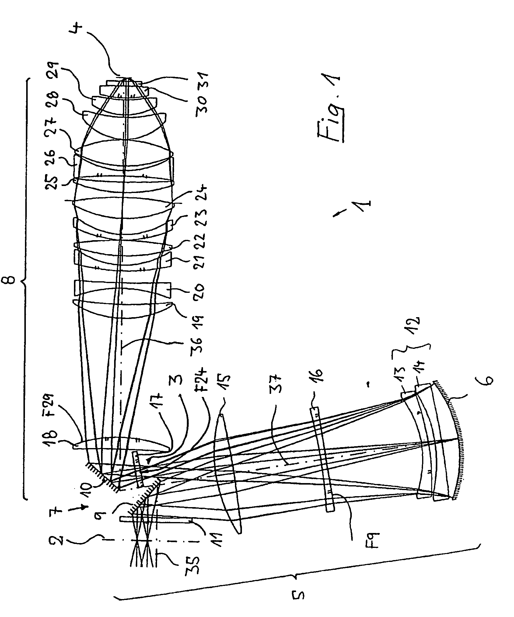 Catadioptric reductions lens