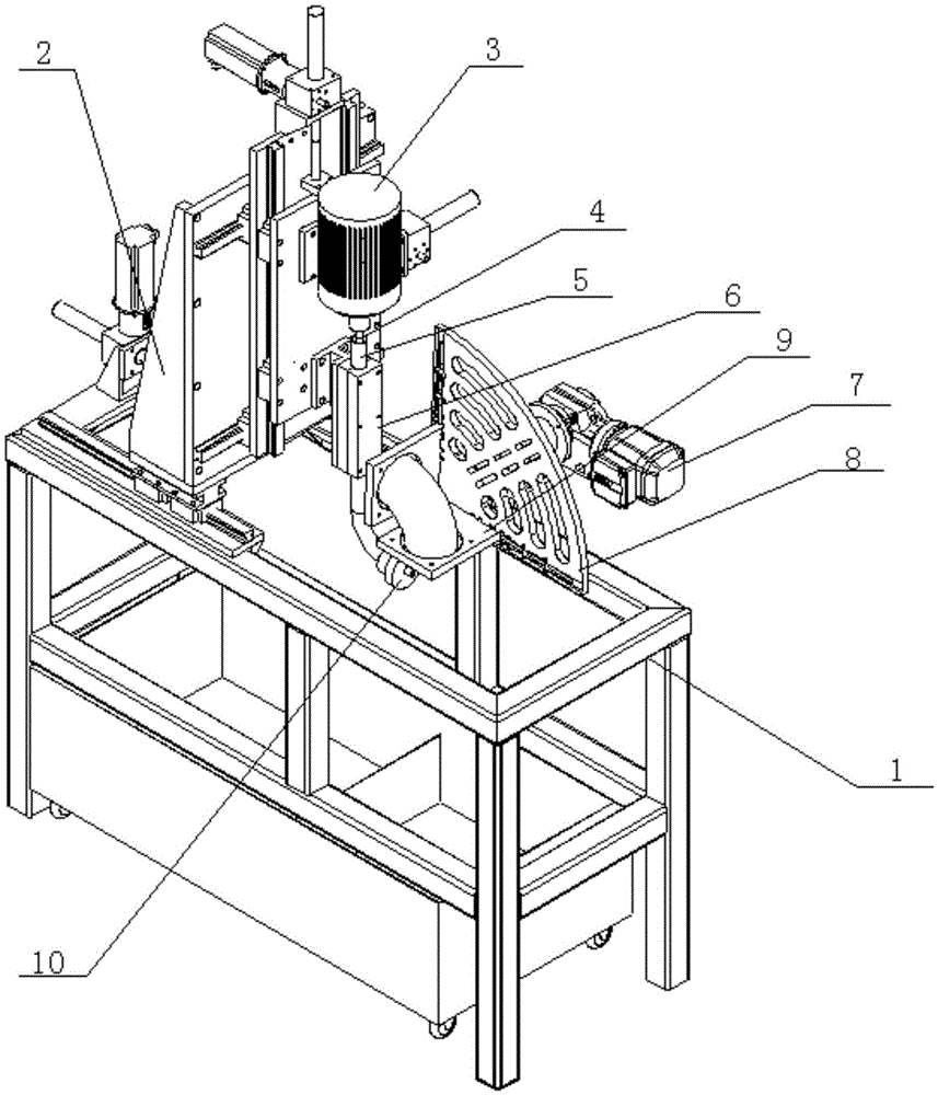 Polishing machine for polishing inner surface of elbow