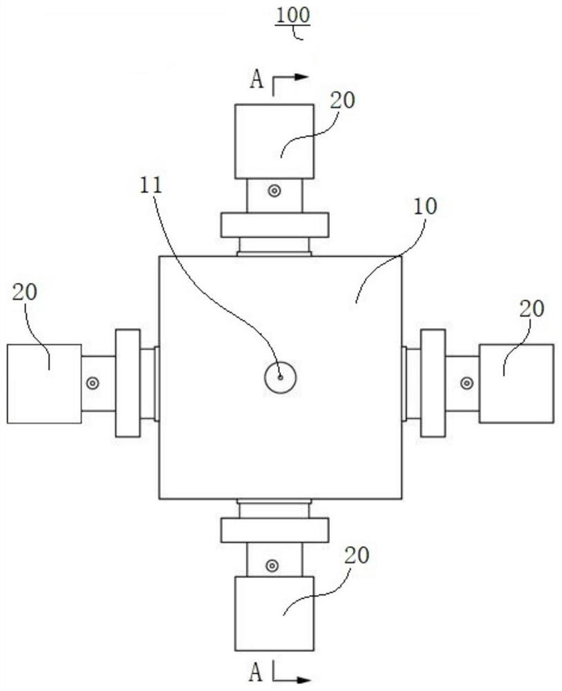 Liquid chromatography high pressure gradient valve and liquid chromatography inlet system