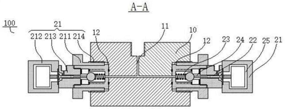 Liquid chromatography high pressure gradient valve and liquid chromatography inlet system