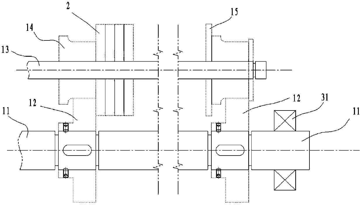 Inclined plane type floating garbage separating device