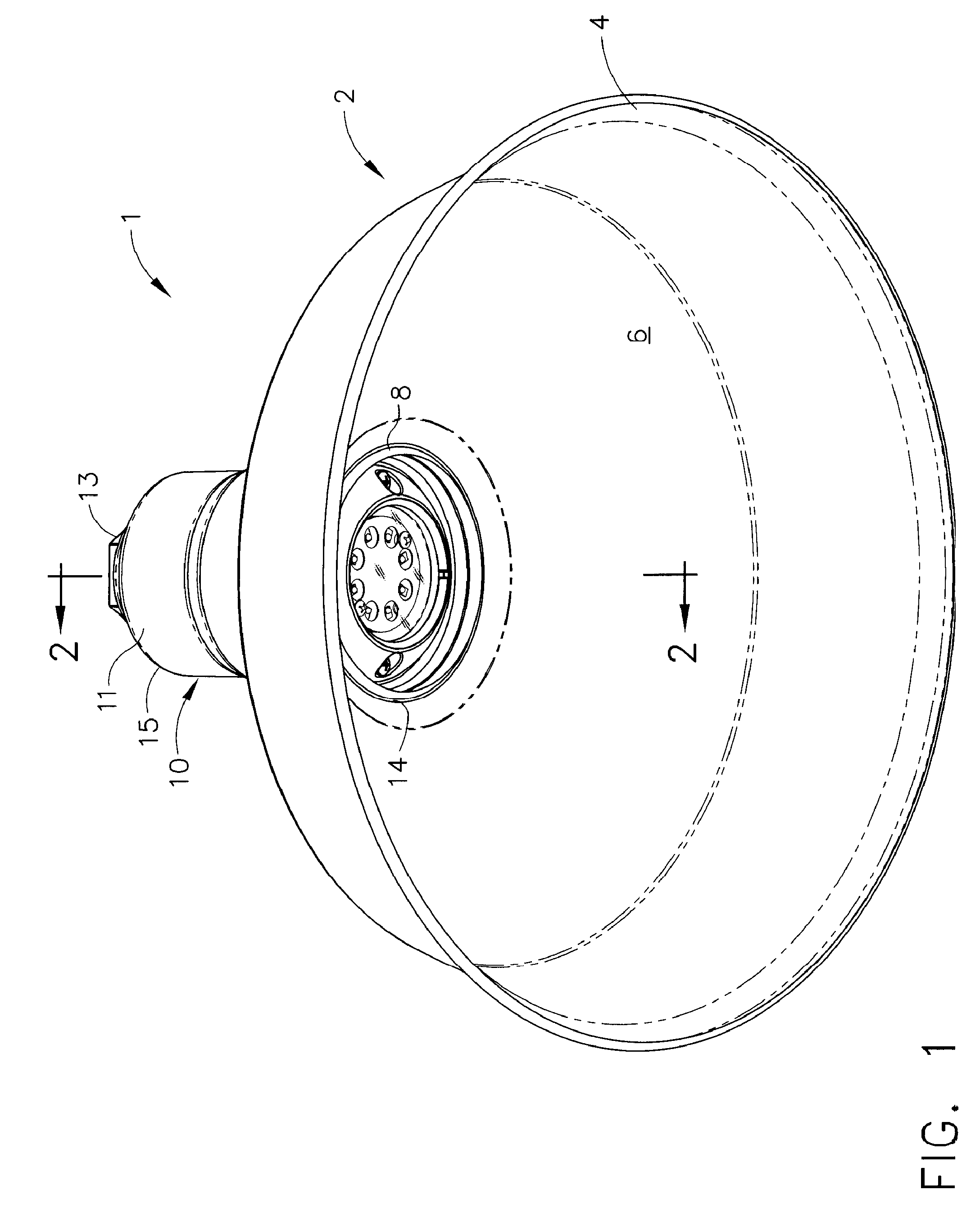 LED lamp device and method to retrofit a lighting fixture