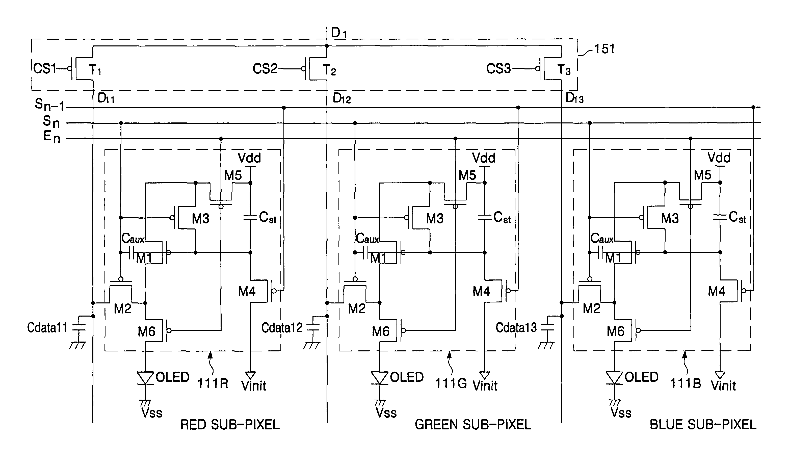 Organic light emitting display (OLED)