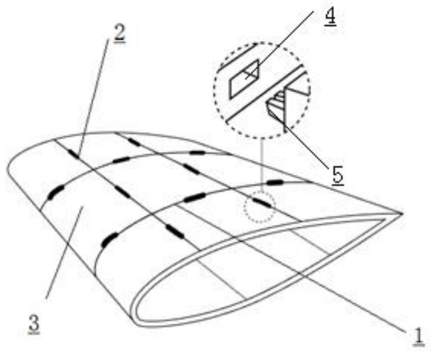 Composite protection film of wind power blade and detachable wind power blade protection device