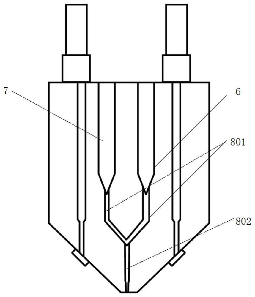 Composite protection film of wind power blade and detachable wind power blade protection device