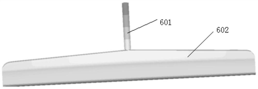 Composite protection film of wind power blade and detachable wind power blade protection device