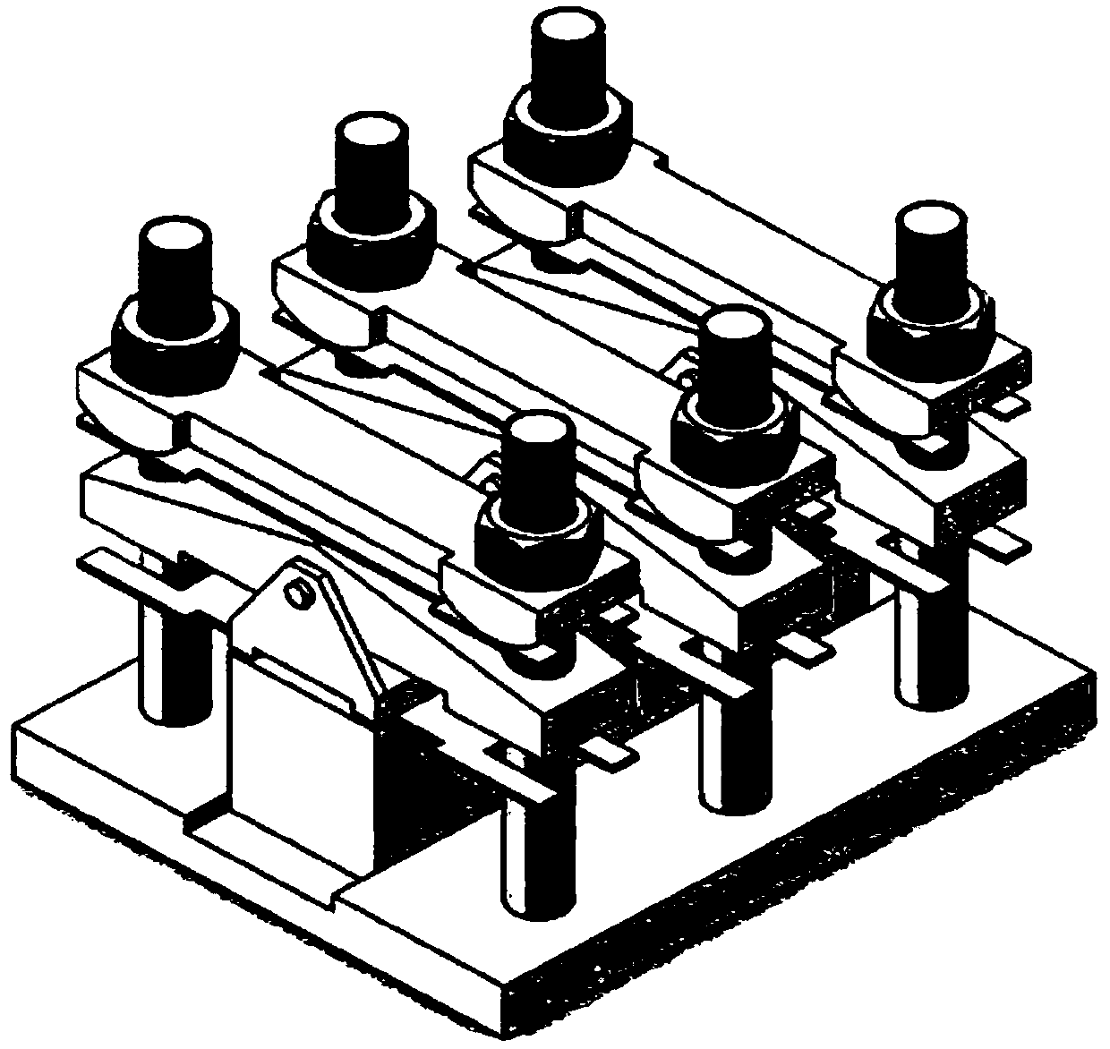 Clamp for vacuum brazing