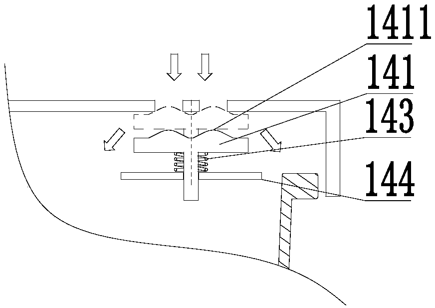 An exhaust gas purification device for kitchen waste