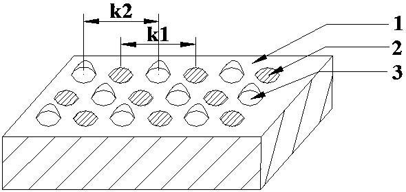 Concave-convex alternate microstructure guide rail and manufacturing method thereof