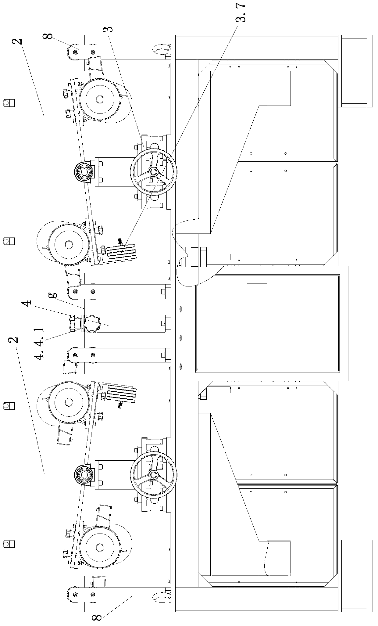 Polishing machine of steel belt edges