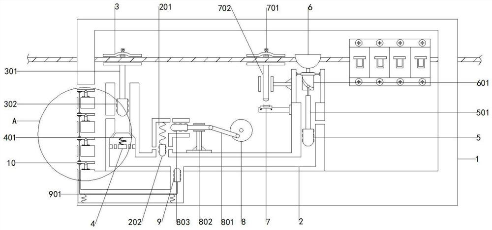 Wind-resistant outdoor explosion-proof distribution box