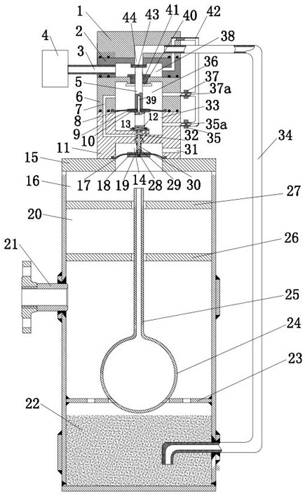 A basement sewage integrated lifting device