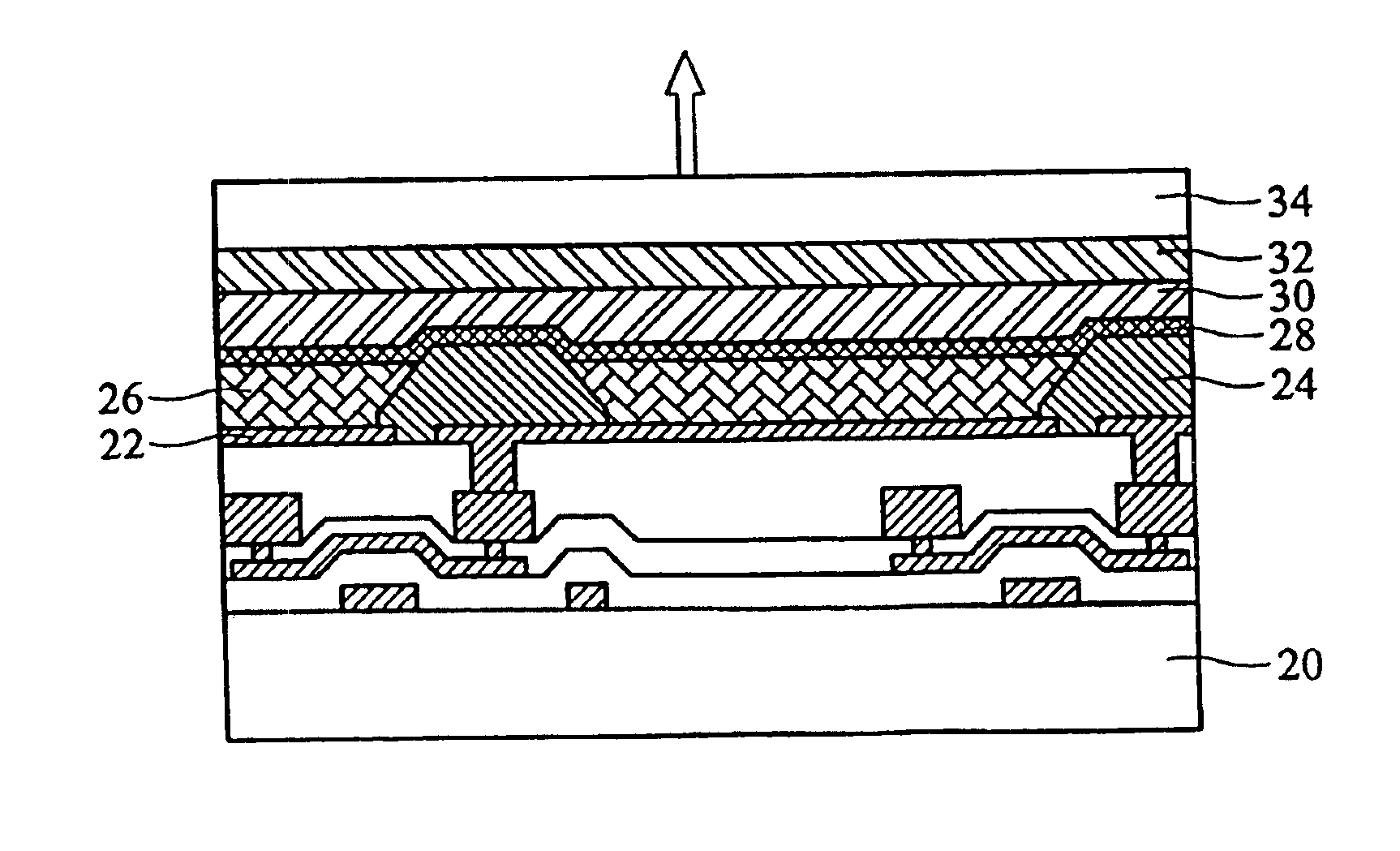 Method of sealing organic electro-luminescent display