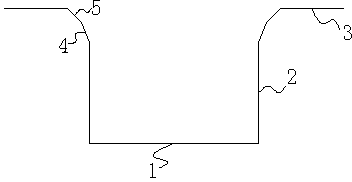 Tooth-shaped insert for packaging lead frame