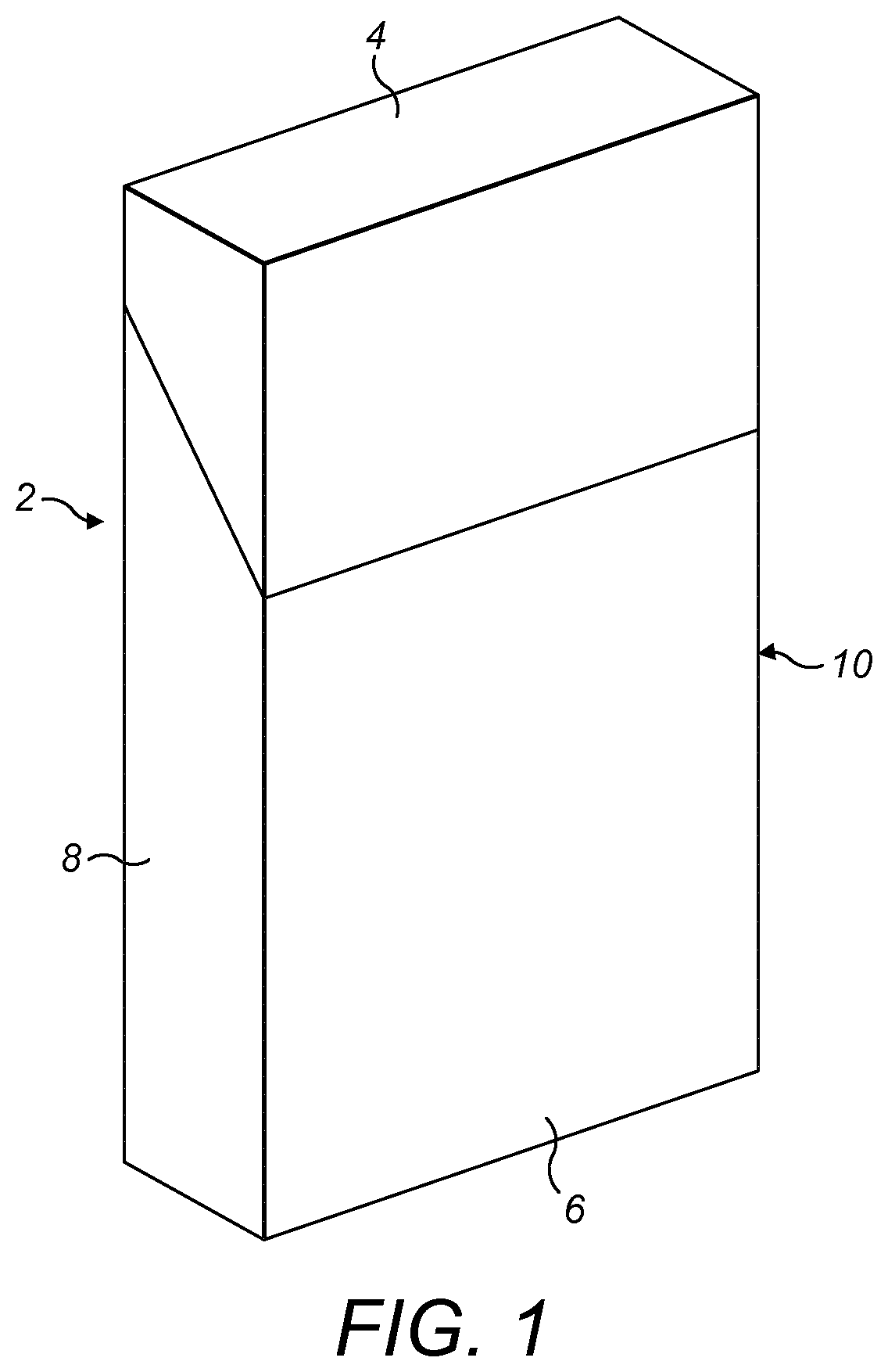 Blank for forming a container