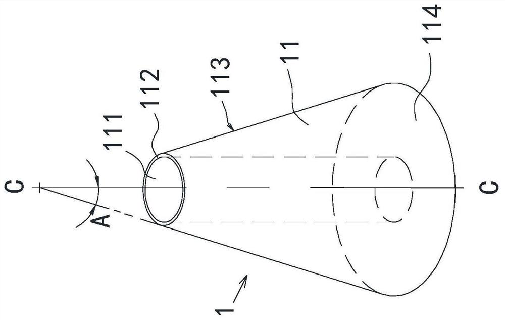 Conical barrel supporting body used for anchor bolt and anchor bolt