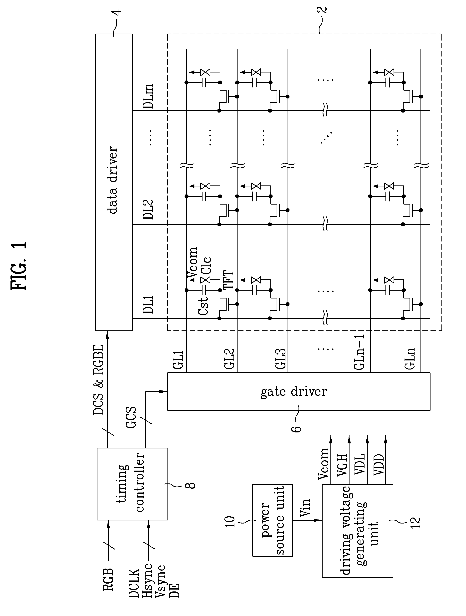 Device and method for driving liquid crystal display device