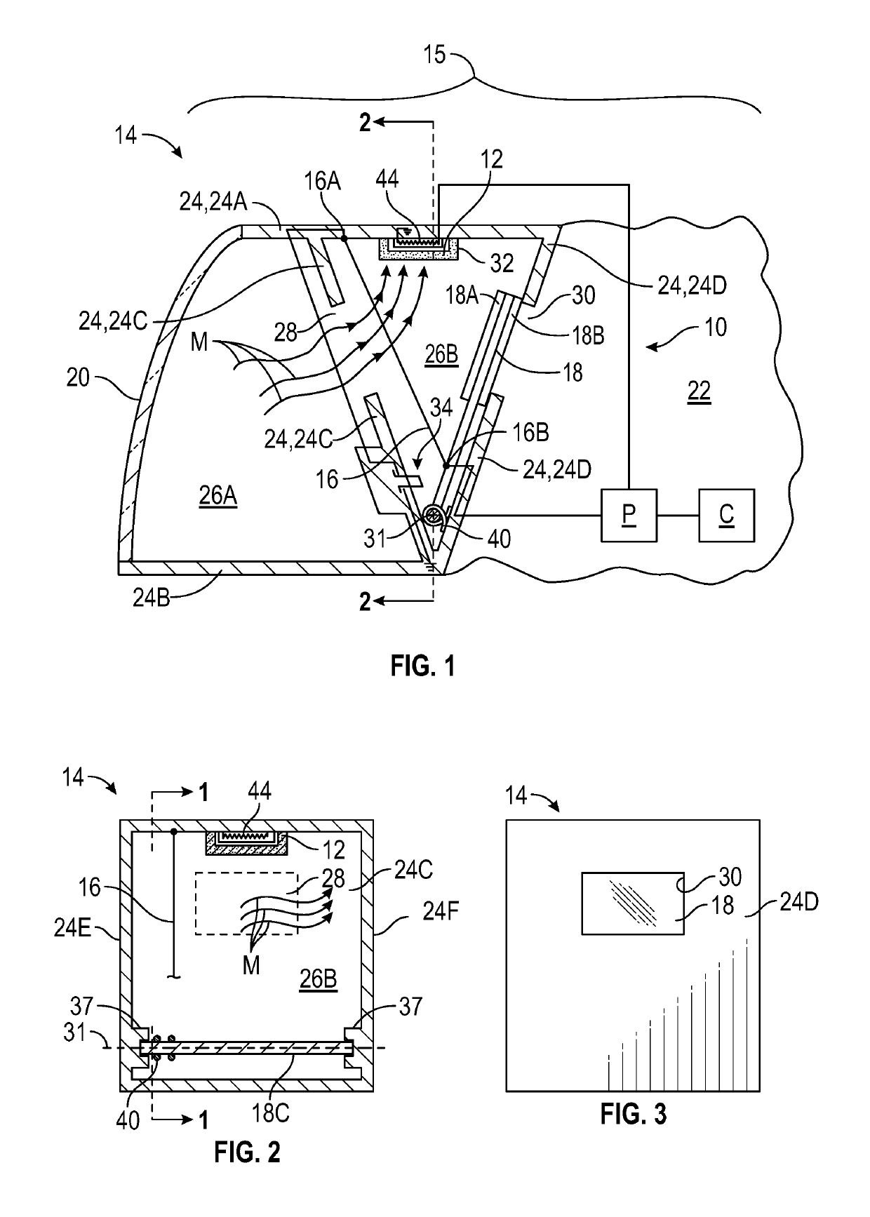 Drying assembly with shape memory alloy actuator