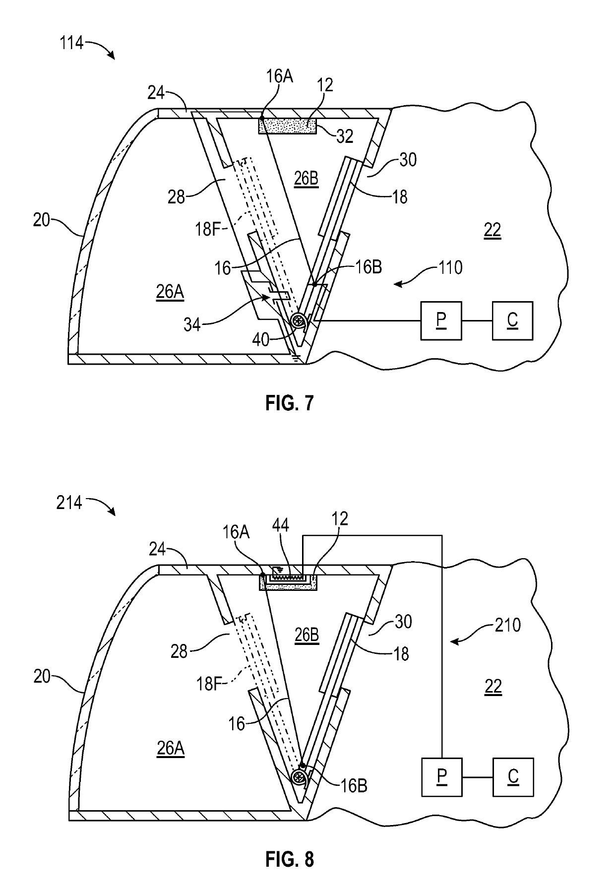 Drying assembly with shape memory alloy actuator