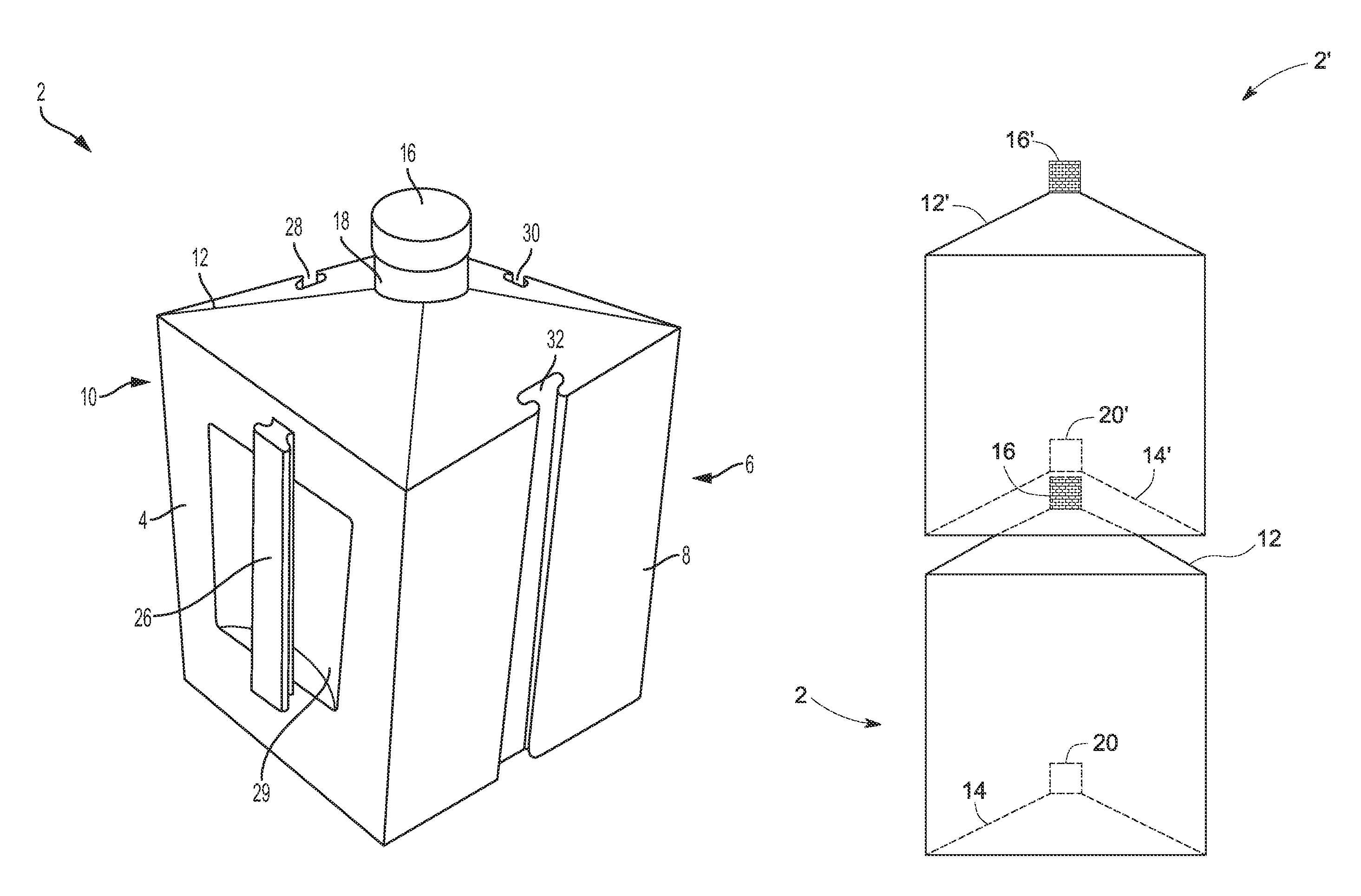 Modular interlocking containers