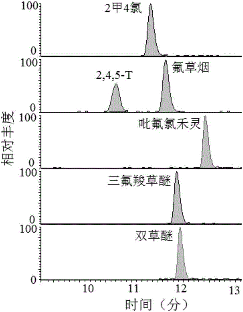 Production method and use of anion exchange online purification solid phase extraction monolithic column