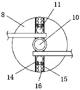 Automatic bending machine for machining multiple rows of reinforcing steel bars