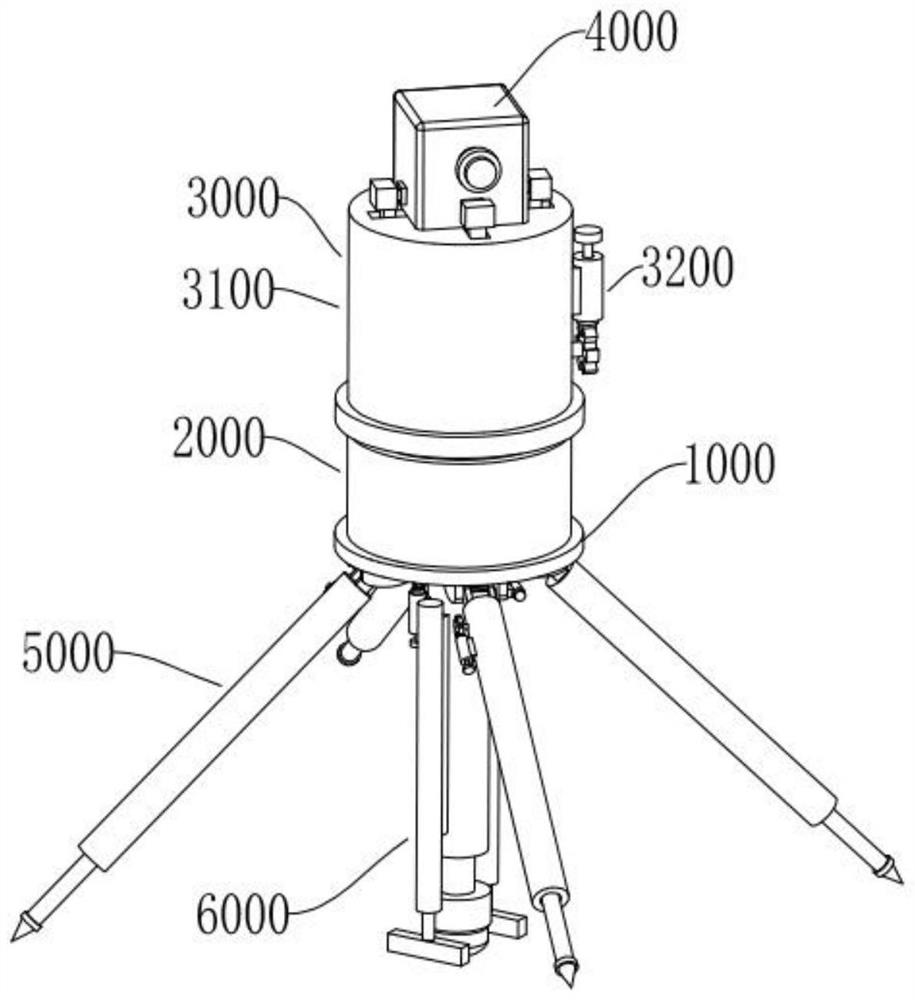 Mountain topography surveying and mapping device for data information collection based on electrochromic fluid