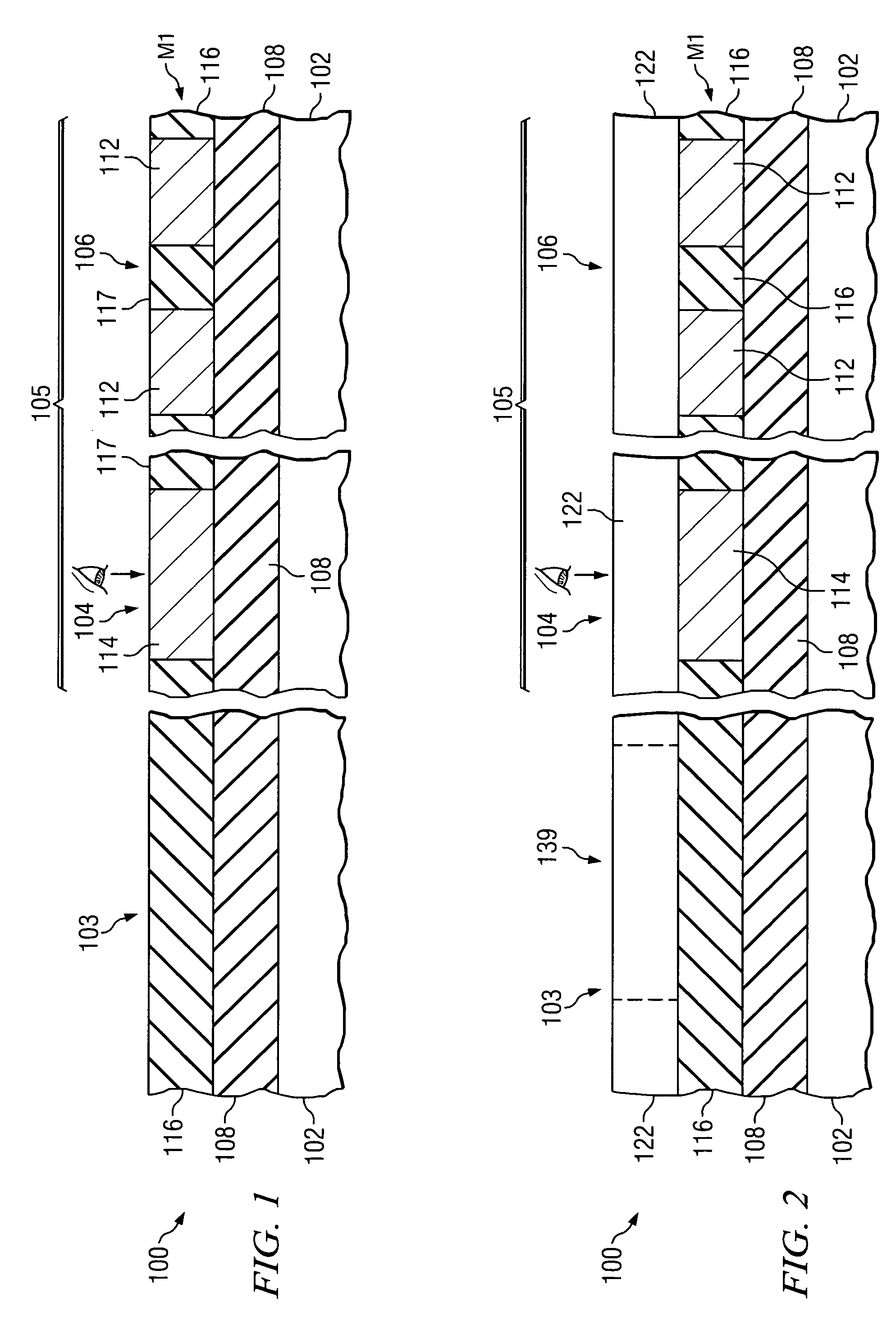 Deep alignment marks on edge chips for subsequent alignment of opaque layers