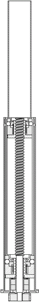 Electric multistage actuating cylinder retracting and releasing locking device