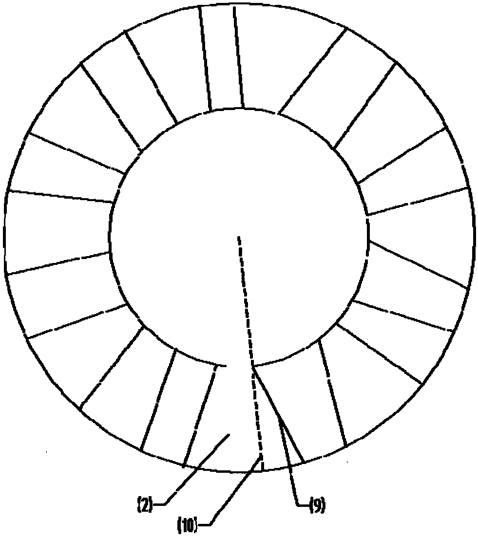 Composite material casing containing inward-flanging windows, forming die and forming method