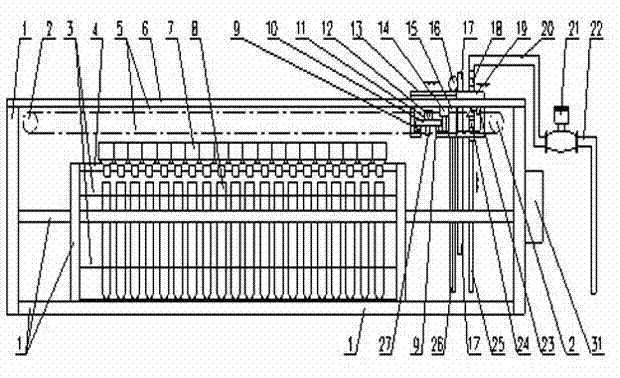 Device of testing horizontal fog scale distribution and method thereof