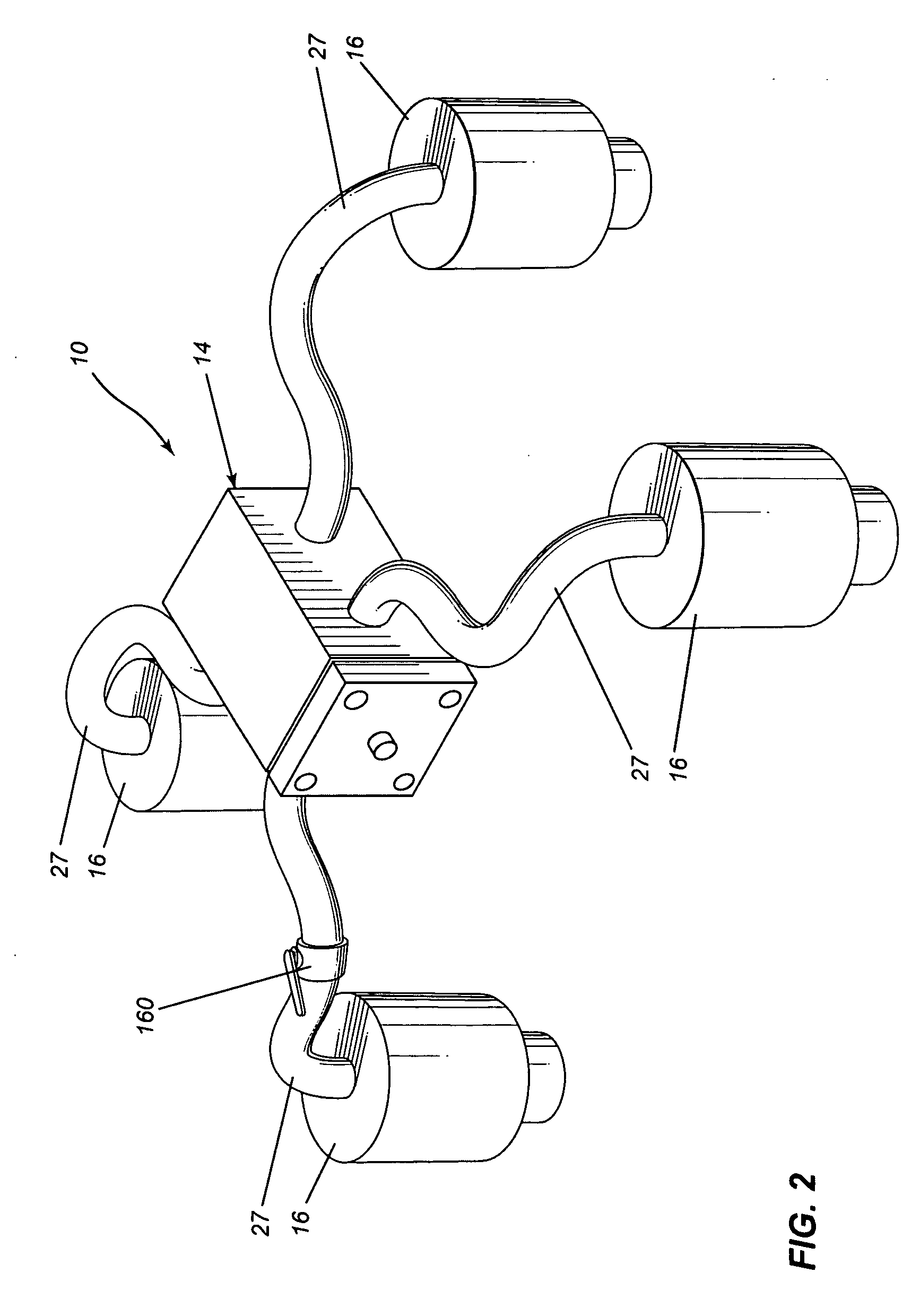 Device for adjusting the attitude of an object