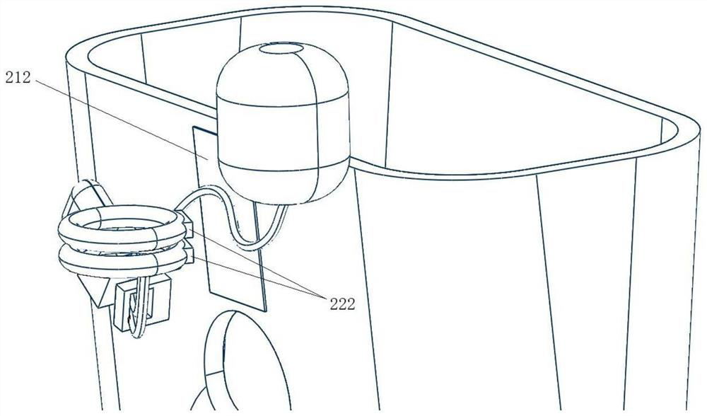 Compression type dual-urination-control male wearable shorts based on liquid circulation