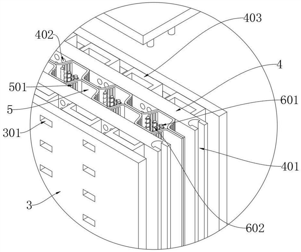 A sound insulation board mechanism suitable for municipal construction with high corrosion resistance