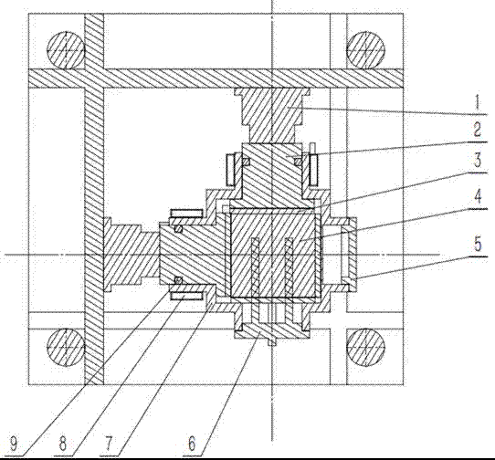 Coal and gas outburst simulation test method