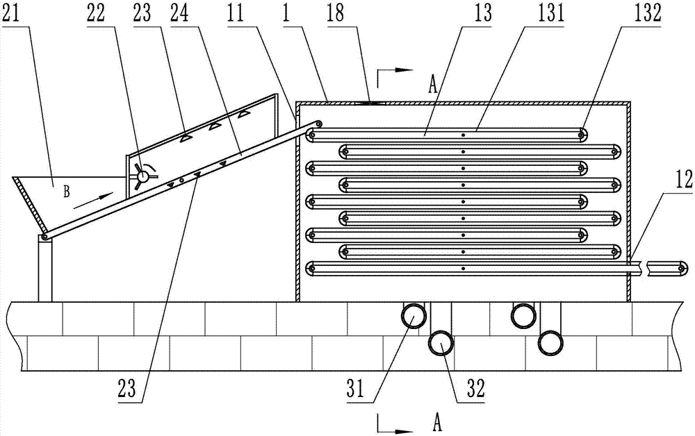 Fruit and vegetable drying system and drying method