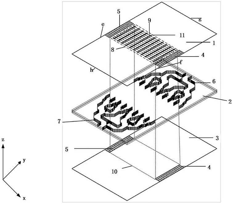 Holographic antenna, control method, computer device and storage medium