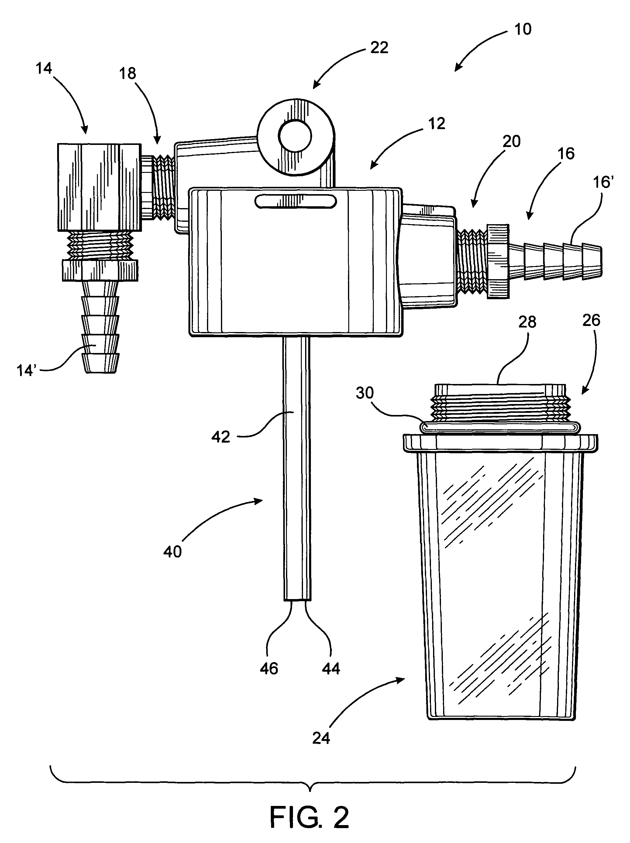 Simplified oil sampling assembly