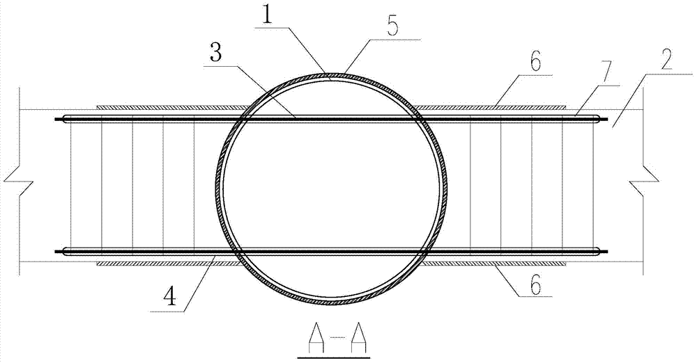 Prestressed Connected Concrete Beam Circular Concrete Steel Tube Column Joints