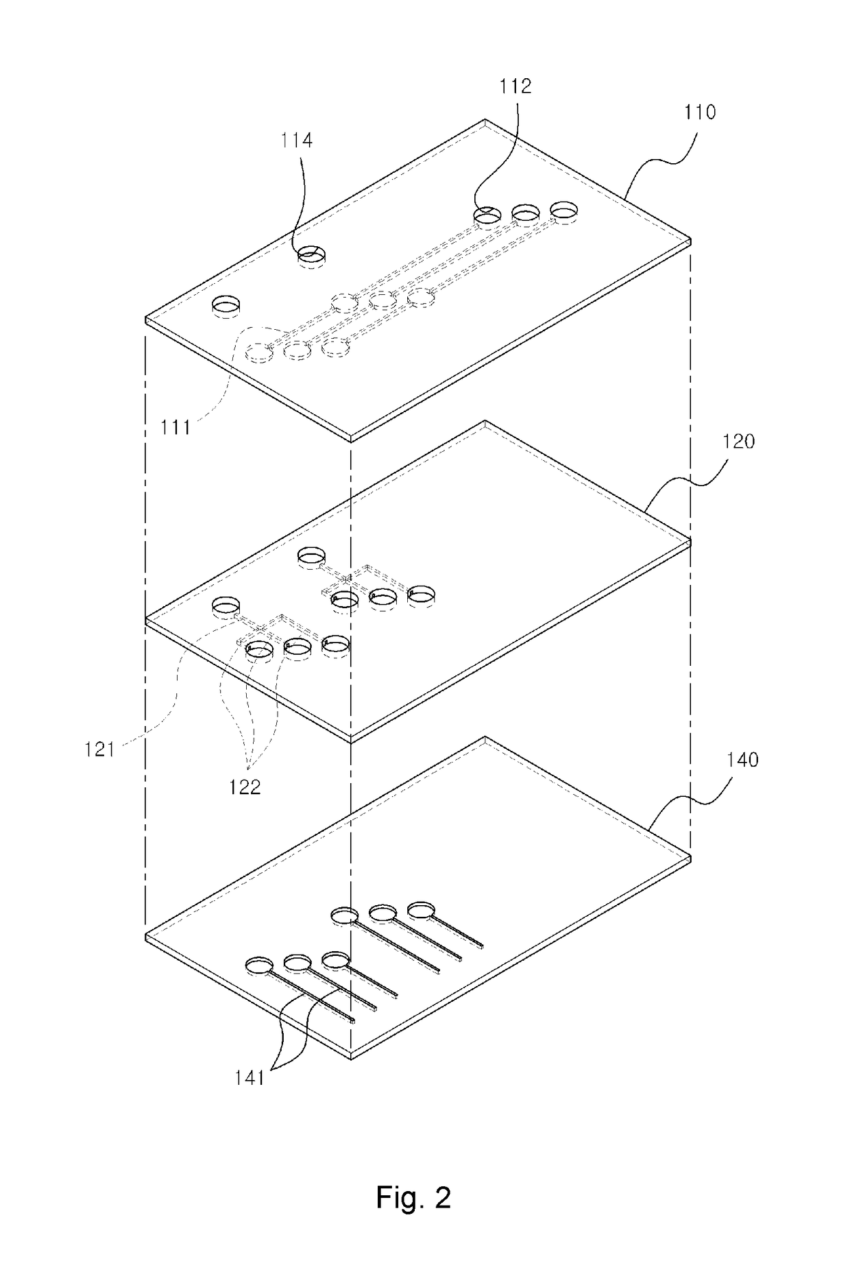 Multiplexer for controlling fluid in microfluidics chip and microfluidics chip assembly