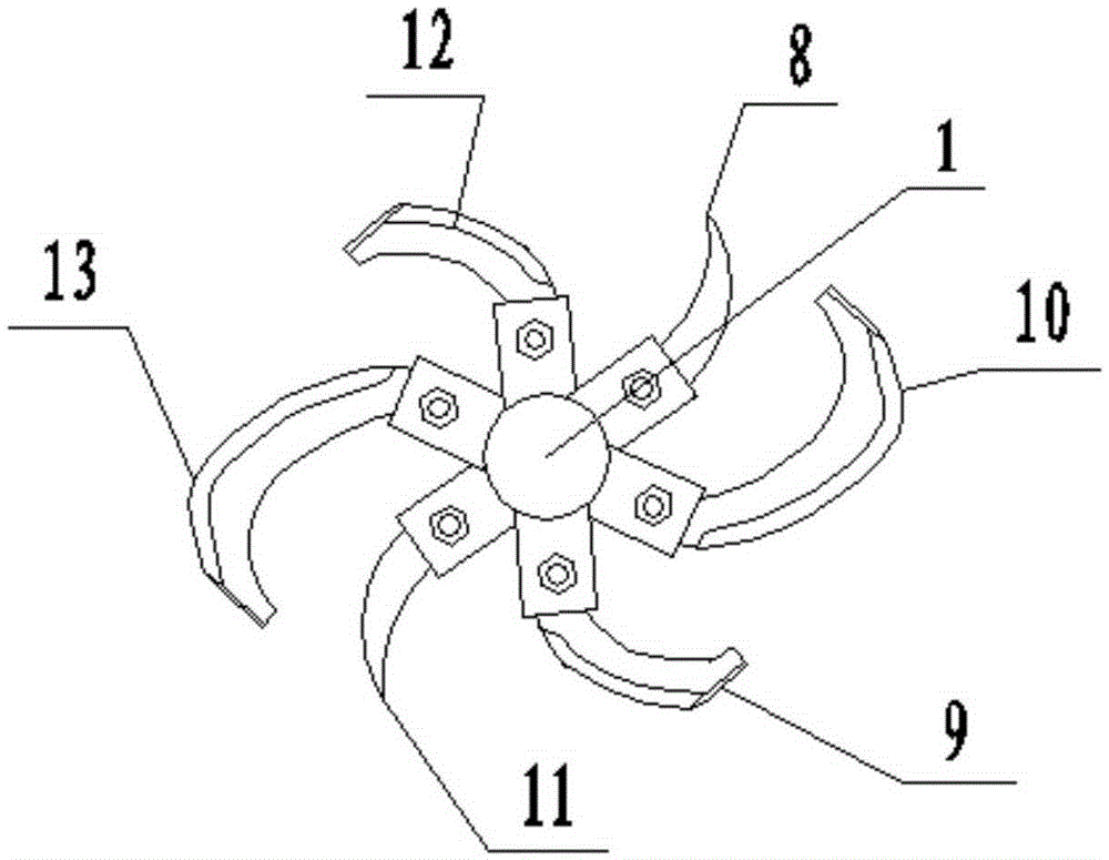 Stubble-cleaning soil-crushing rotary tillage apparatus