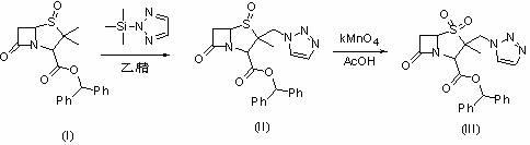 Method for preparing 2 beta-methyl penicillanate benzhydryl dioxide